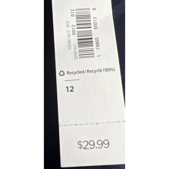 New $30 Old Navy Women’s Faux Suede Snap Button Mini Skirt Navy‎ Blue Size 12 - Picture 3 of 6